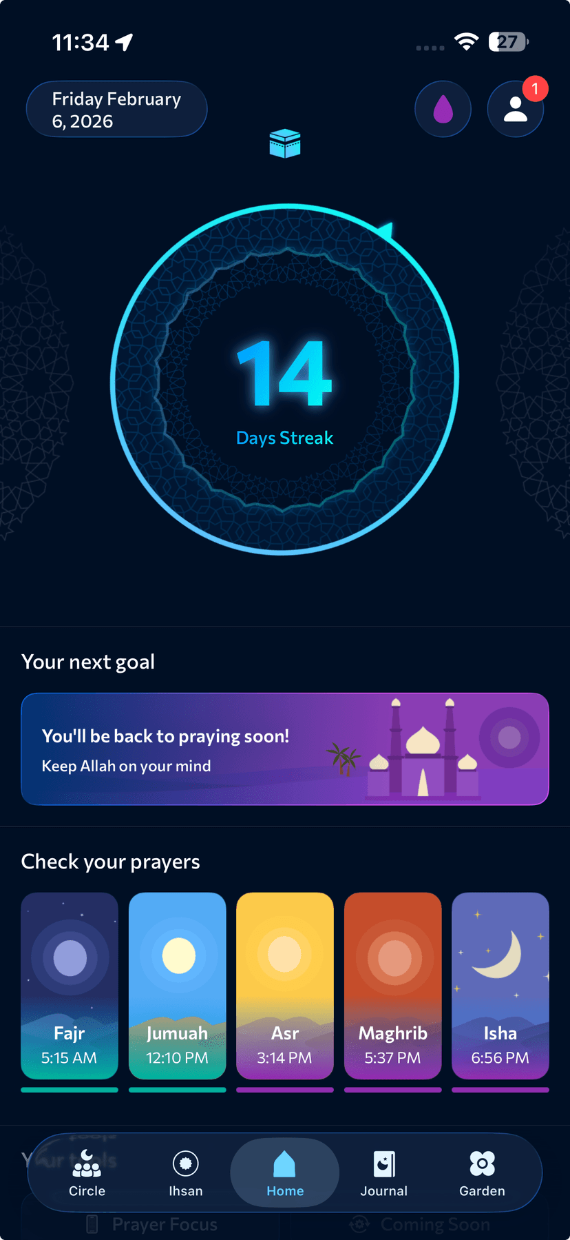 Just Pray period mode for women