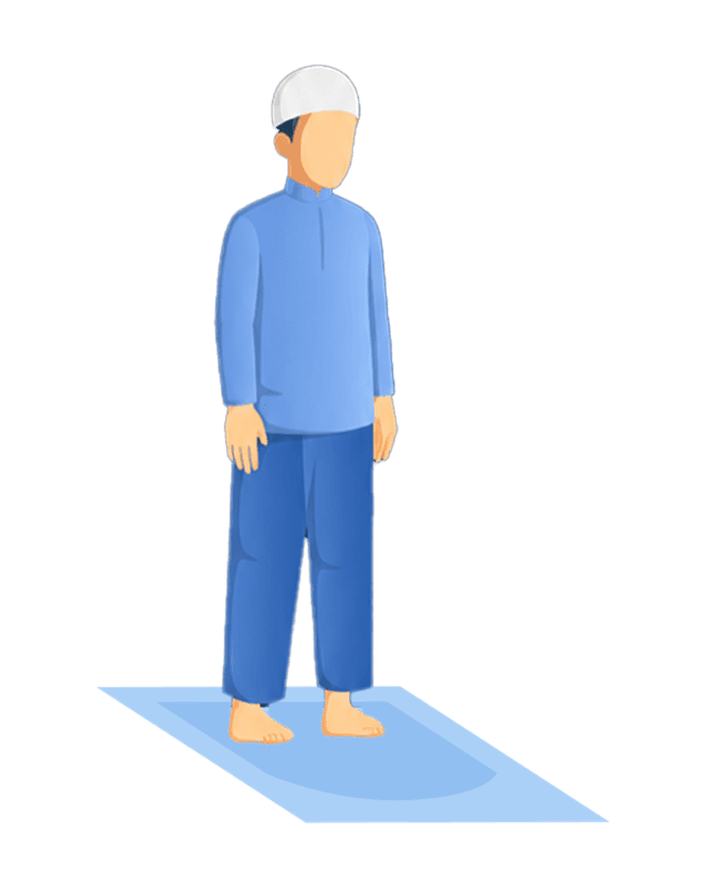 Itidal: standing upright, men